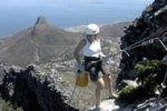 Absailing on Table Mountain, Cape Town