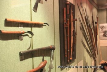 Traditional Weapons Display, Sasol Art Museum / US Art Museum, Stellenbosch, Cape Town