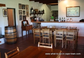 Tasting Room, Middelvlei Wines, Stellenbosch Wine Route, Cape Town