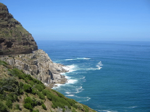 Chapman's Peak Drive near Hout Bay, Cape Town