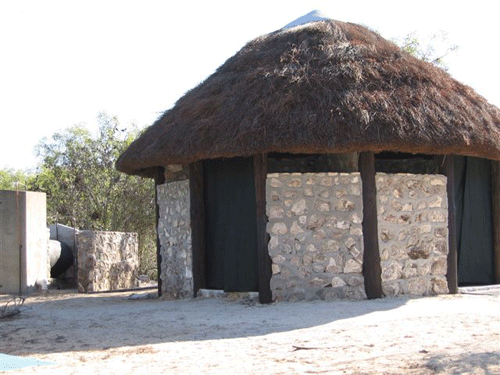 Bush Camp ablution facilities at Buffelsfontein Game & Nature Reserve