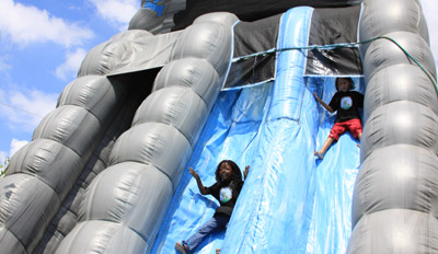 Slide at Bugz Family Playpark, Cape Town