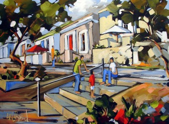 Street Scene, Carla Bosch Art