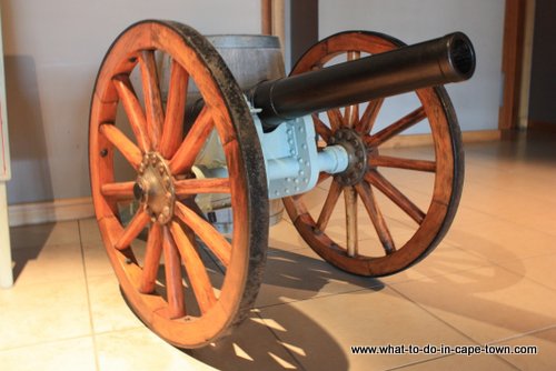 Gunnery Display at The Chavonnes Battery Museum