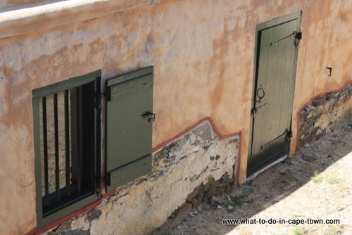 The Casemates (storage rooms) under the guns at  The Chavonnes Battery Museum