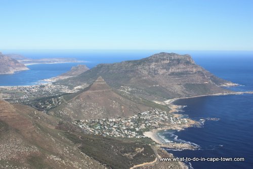 Scarborough and Hout Bay to the back, Cape Town Helicopters