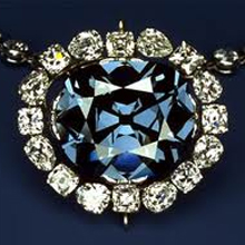 Replica of The Hope Diamond at The Cape Town Diamond Museum