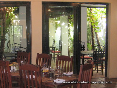 Hermitage Restaurant, Hazendal Wine Estate, Stellenbosch Wine Route, Cape Town