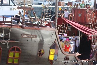 The Jolly Roger Pirate Boat, Cape Town