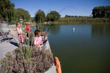 Bass fishing at Le Bonheur Crocodile Farm