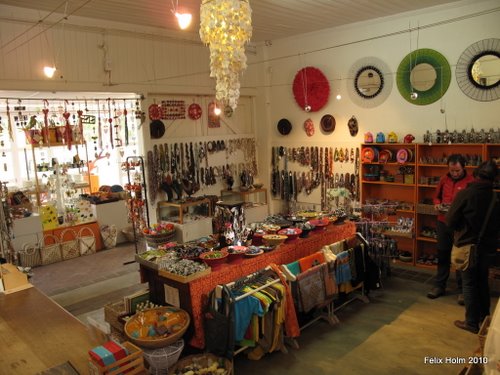 The well-stocked Craft shop at Montebello Design Centre