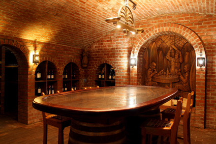 The private cellar at Neethlingshof Estate, Stellenbosch