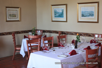 Lord Neethling Restaurant at Neethlingshof Estate, Stellenbosch