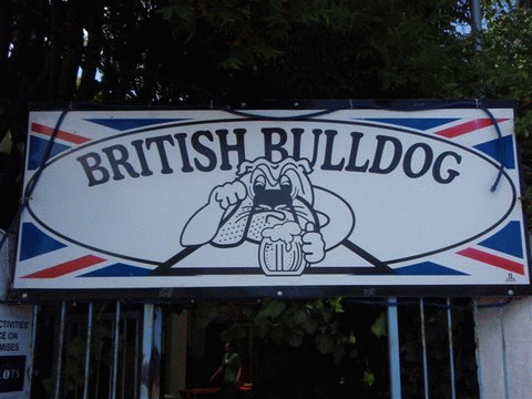 British Bulldog pub, Kommetjie, Cape Town