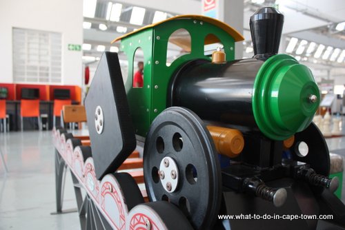 Train with square wheels at the Cape Town Science Centre