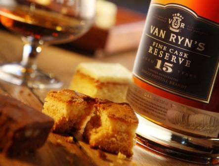 Brandy and dessert pairing, Van Ryn Brandy Distillery, Stellenbosch