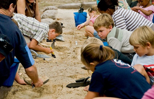 Mock Dig at West Coast Fossil Park 