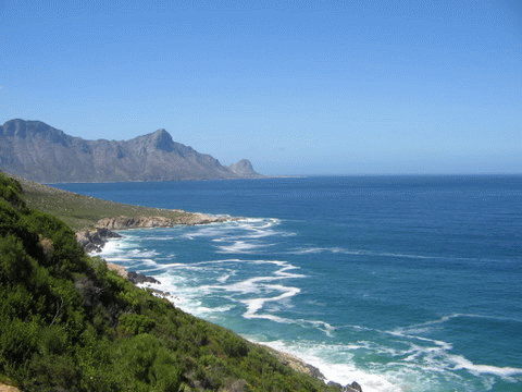Clarence Drive is a scenic drive between Gordon's Bay and Kleinmond