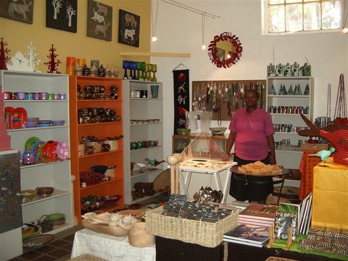 The well-stocked Craft shop at Montebello Design Centre