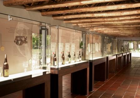 Timeline in the museum at Nederburg Wine Estate, Paarl