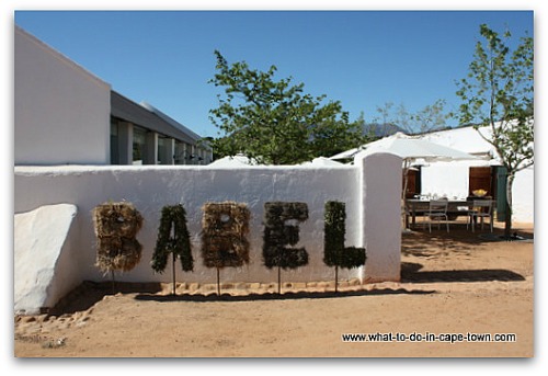 Restaurant Babel on the farm Babylonstoren on the Paarl Wine Route