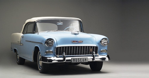 Franschhoek Motor Museum - 1955 CHEVROLET BEL AIR CONVERTIBLE