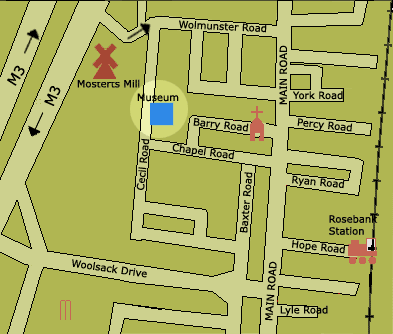 Map to the Irma Stern Museum