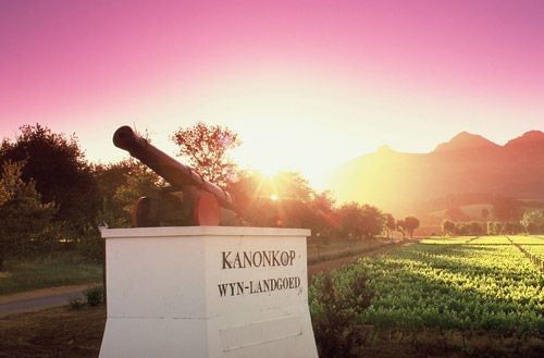 Entrance to Kanonkop Wine Estate