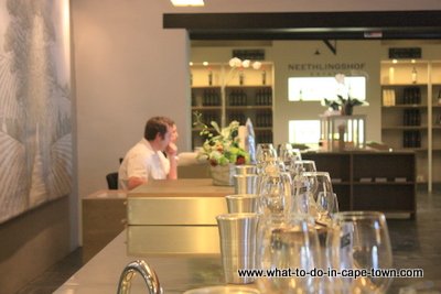 Tasting room at Neethlingshof Estate, Stellenbosch