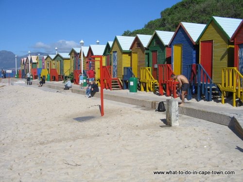 Cape Town Walks - Beach Huts at St. James